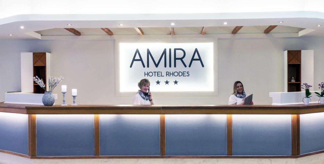 Amira Hotel Rhodes Asgourou Esterno foto